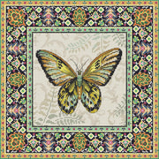 Cross Stitch Kit LetiStitch - Vintage Butterfly - HobbyJobby