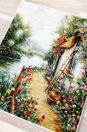 Cross Stitch Kit Luca-S - Along the River, B581 - Luca-S