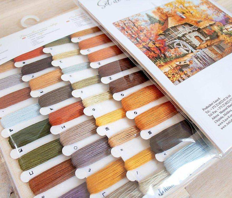 Cross Stitch Kit Luca-S - Autumn Landscape, B481 - Luca-S