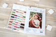 Cross Stitch Kit Luca-S - Beautiful Girl With Roses, B549 - Luca-S