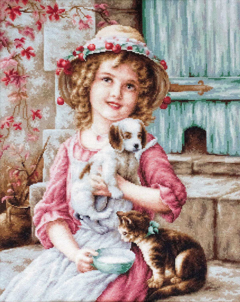 Cross Stitch Kit Luca-S - Best Friends, B518 Cross Stitch Kits - HobbyJobby