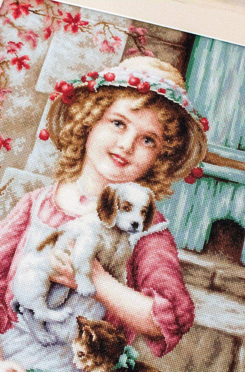 Cross Stitch Kit Luca-S - Best Friends, B518 Cross Stitch Kits - HobbyJobby