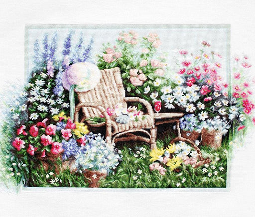 Cross Stitch Kit Luca-S - Blooming Garden, B2344 - Luca-S