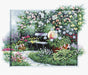 Cross Stitch Kit Luca-S - Blooming Garden, BU4012 - HobbyJobby