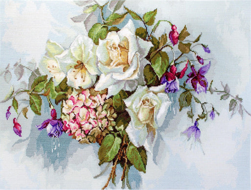 Cross Stitch Kit Luca-S - Bouquet of roses BA2363 - HobbyJobby