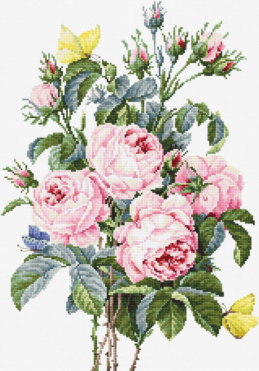 Cross Stitch Kit Luca-S - Bouquet of roses BA2373 - HobbyJobby