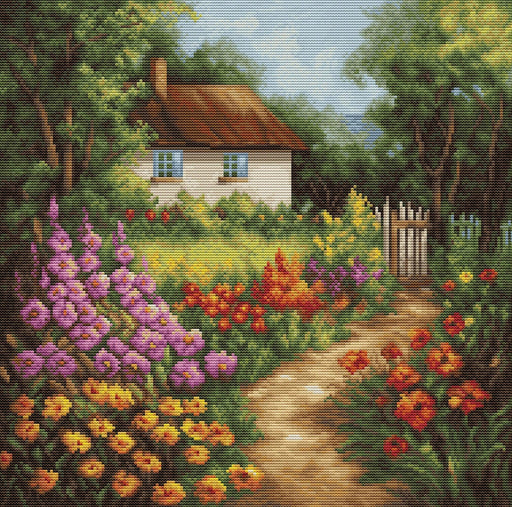 Cross Stitch Kit Luca-S - BU5029, The Country House