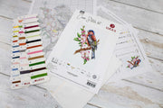 Cross Stitch Kit Luca-S - Chaffinch Bird, B1196 Cross Stitch Kits - HobbyJobby