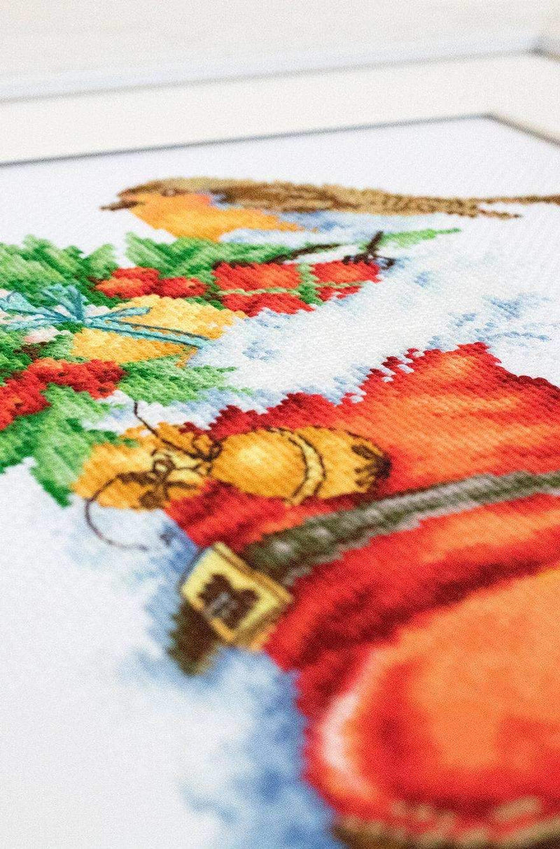 Cross Stitch Kit Luca-S - Christmas boot Cross Stitch Kits - HobbyJobby