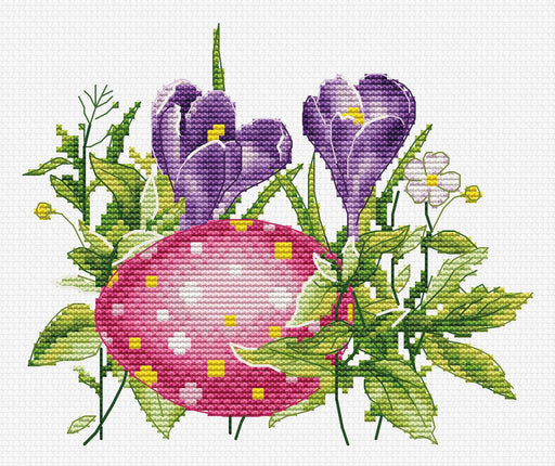 Cross Stitch Kit Luca-S - Easter Egg, B1405 Cross Stitch Kits - HobbyJobby