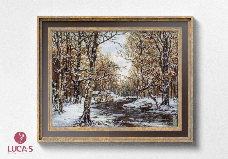 Cross Stitch Kit Luca-S - First Snow, B597 - HobbyJobby