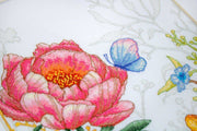 Cross Stitch Kit Luca-S - Flowers and Butterflies, BU4019 - HobbyJobby