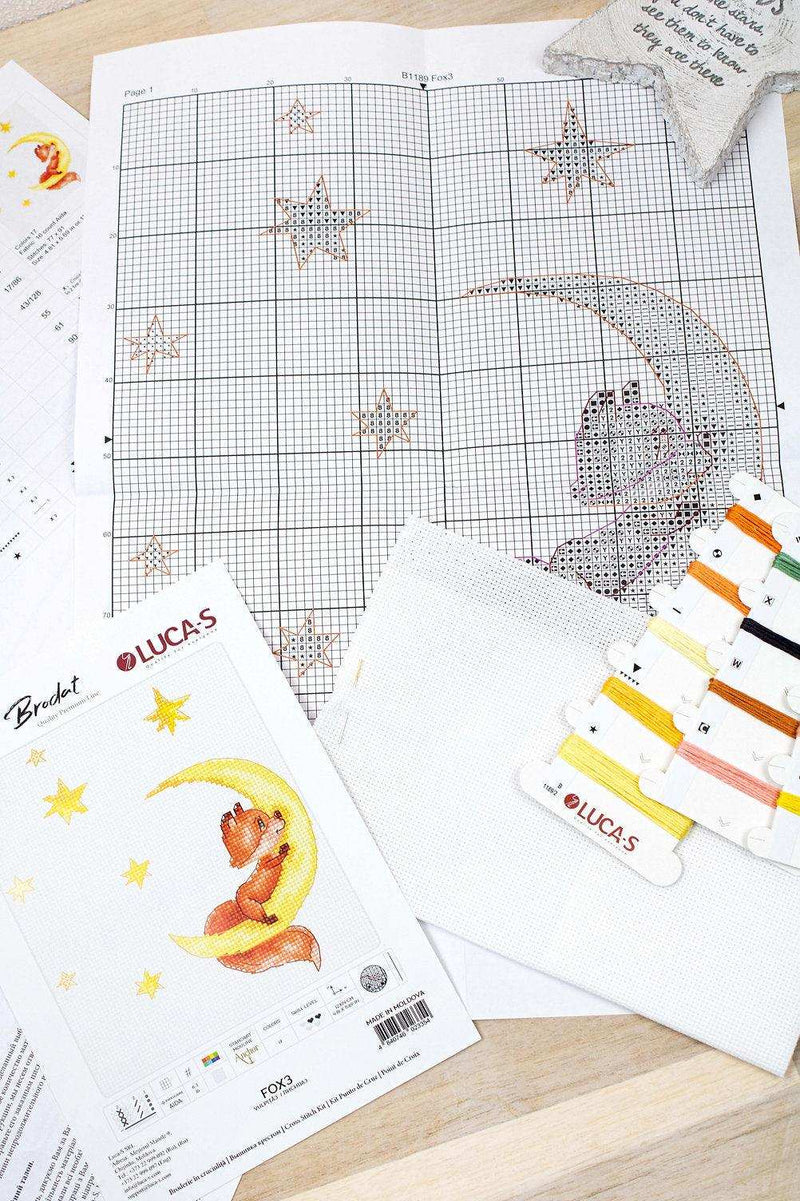 Cross Stitch Kit Luca-S - Fox (No.3) - HobbyJobby