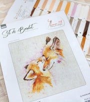Cross Stitch Kit Luca-S - Foxes B2312 - Luca-S