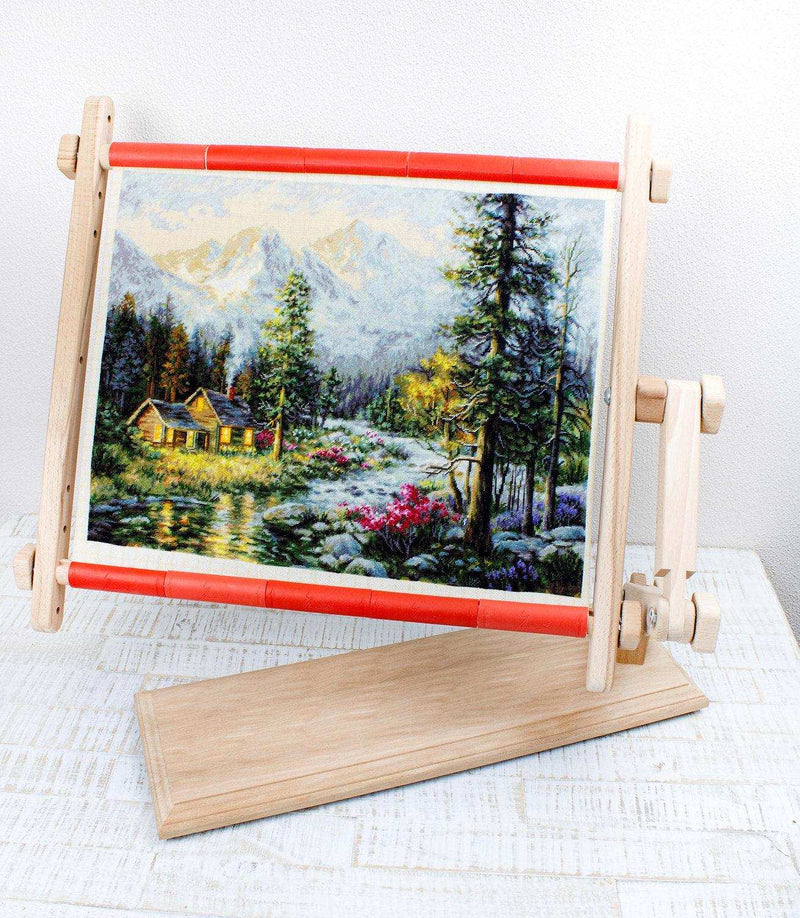 Cross Stitch Kit Luca-S Gold - Camper's Cabin - HobbyJobby