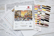 Cross Stitch Kit Luca-S GOLD - Christmas Shopping, BU5007 - Luca-S