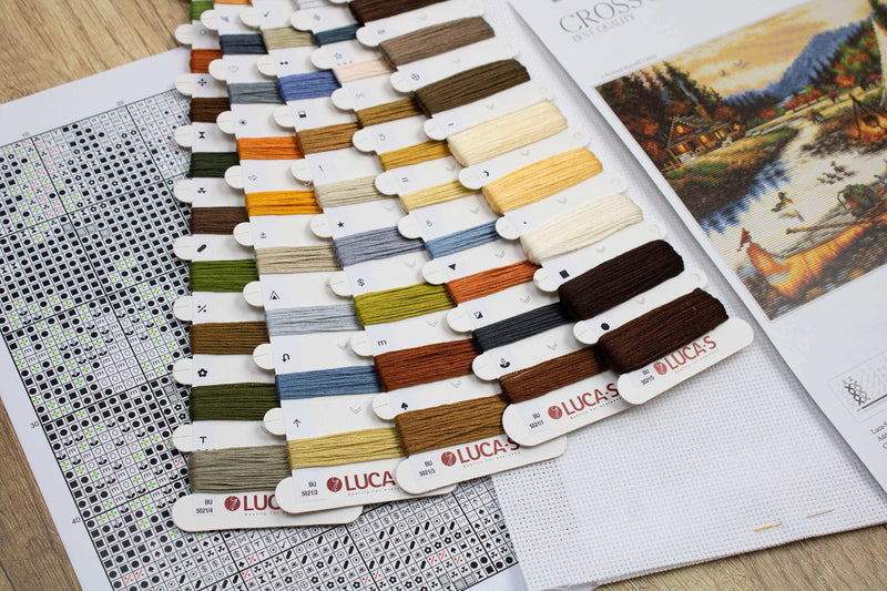 Cross Stitch Kit Luca-S - Gold Creek, BU5021 Cross Stitch Kits - HobbyJobby