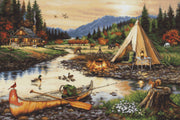 Cross Stitch Kit Luca-S GOLD - Gold Creek, B2409 Cross Stitch Kits - HobbyJobby