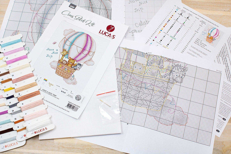 Cross Stitch Kit Luca-S - Have a Nice Trip - HobbyJobby