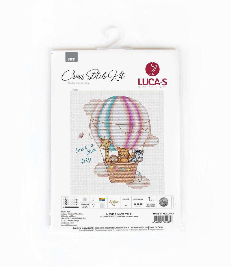 Cross Stitch Kit Luca-S - Have a Nice Trip - HobbyJobby