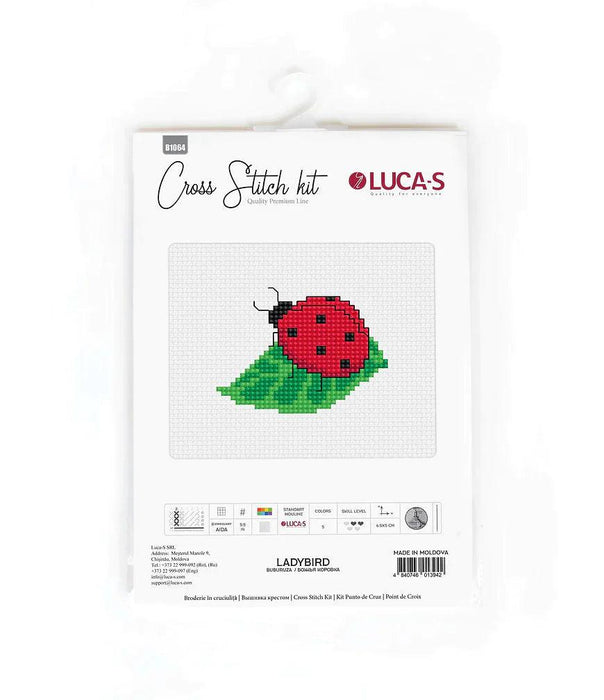 Cross Stitch Kit Luca-S - Ladybird, B1064 Cross Stitch Kits - HobbyJobby