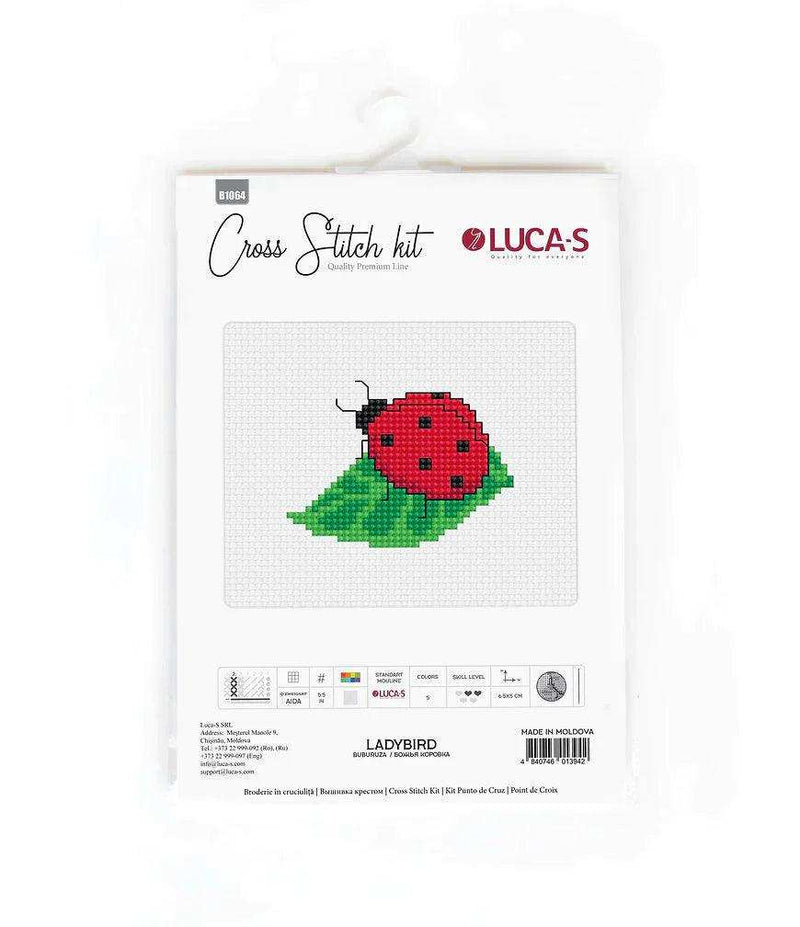Cross Stitch Kit Luca-S - Ladybird, B1064 Cross Stitch Kits - HobbyJobby