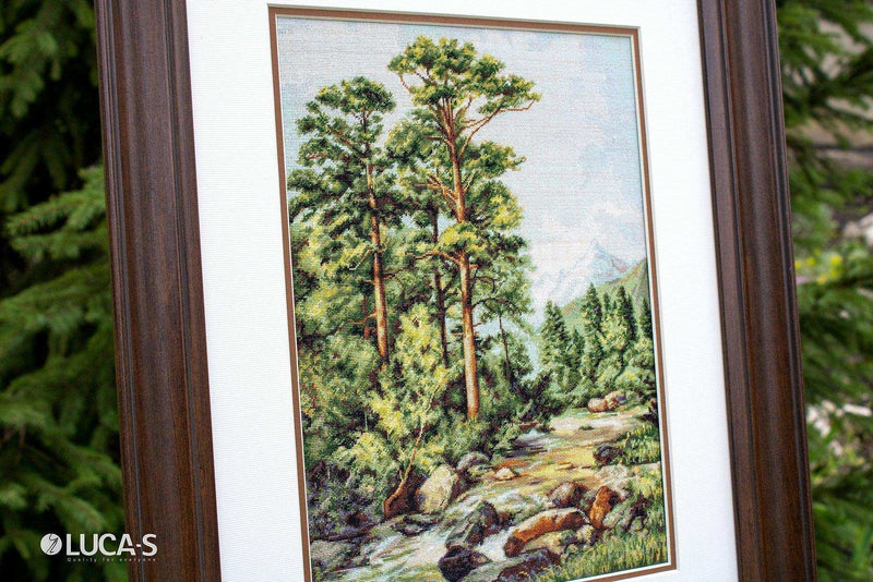 Cross Stitch Kit Luca-S - Mountain river B522 - Luca-S