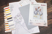 Cross Stitch Kit Luca-S - My chickens, CD004 Cross Stitch Kits - HobbyJobby
