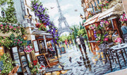 Cross Stitch Kit Luca-S - Paris in flowers, B2365 - HobbyJobby