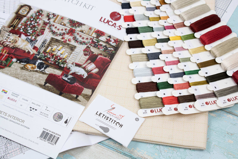 Cross Stitch Kit Luca-S - Pets Interior, BU5013 Cross Stitch Kits - HobbyJobby