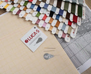 Cross Stitch Kit Luca-S - Puppies Christmas, Gold Collection Cross Stitch Kits - HobbyJobby