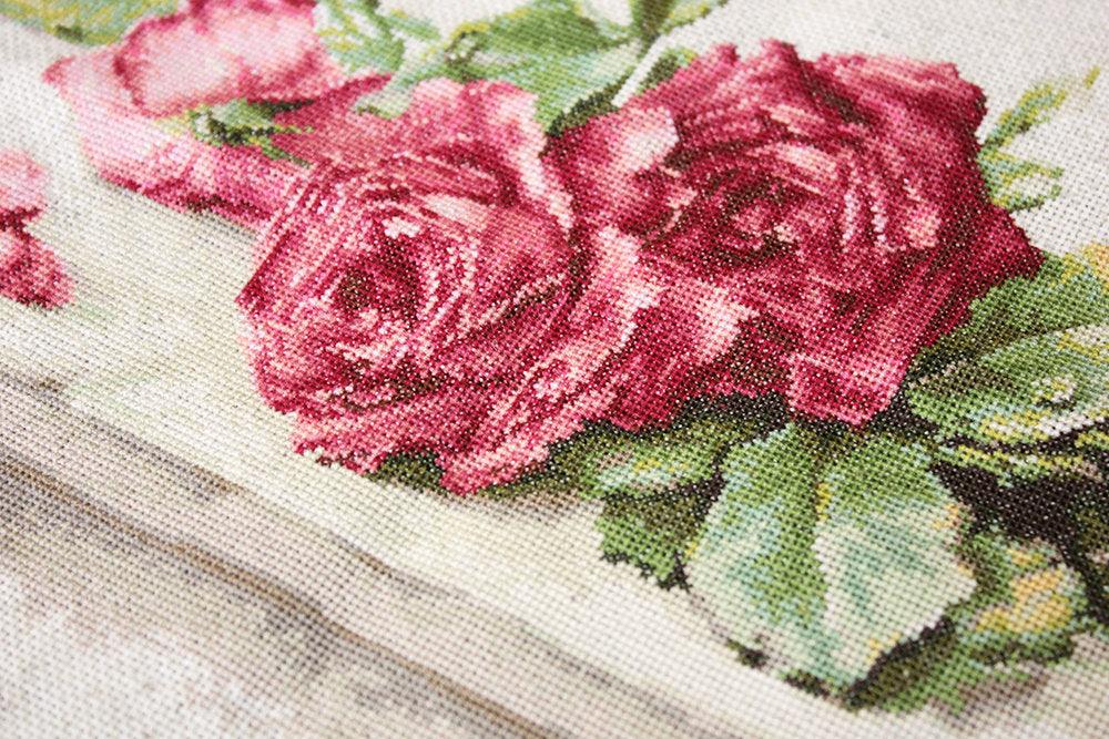 Cross Stitch Kit Luca-S - Red Roses BL22411 Cross Stitch Kits - HobbyJobby