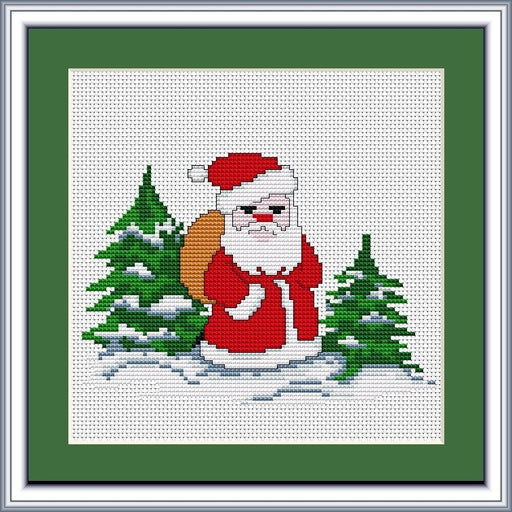 Luca-S Cross Stitch Kit Santa and Pressies