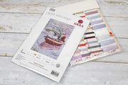 Cross Stitch Kit Luca-S - Santa Fishing, BU5014 Cross Stitch Kits - HobbyJobby
