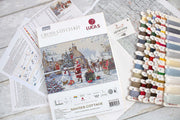 Cross Stitch Kit Luca-S - Santa's Cottage, BU5011 Cross Stitch Kits - HobbyJobby