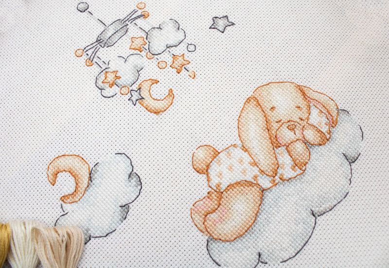 Cross Stitch Kit Luca-S - Sleepy, B1193 - HobbyJobby