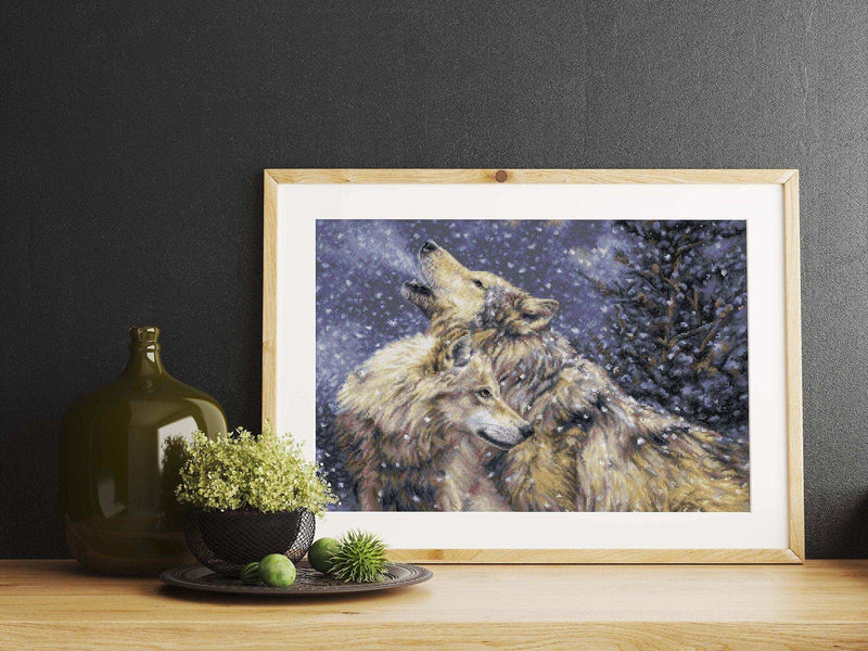 Cross Stitch Kit Luca-S - Snowfall, BU5004 - Luca-S
