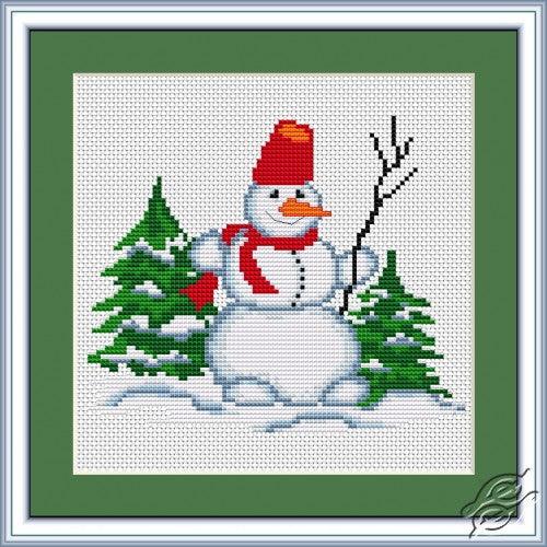 Cross Stitch Kit Luca-S - Snowman, B1069 Cross Stitch Kits - HobbyJobby