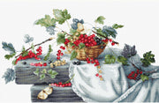 Cross Stitch Kit Luca-S - Still Life of Red Currants, B2262 - Luca-S