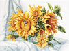 Cross Stitch Kit Luca-S - Sunflowers - HobbyJobby