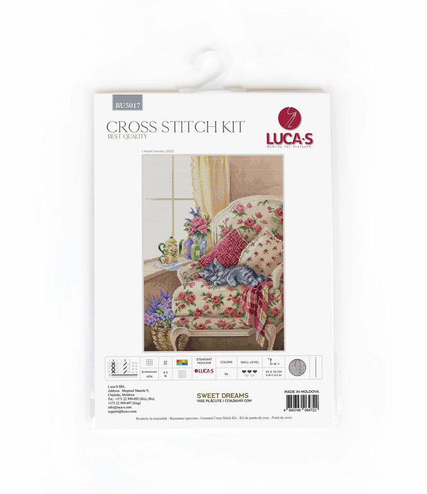 Cross Stitch Kit Luca-S - Sweet Dreams, BU5017 Cross Stitch Kits - HobbyJobby