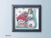 Cross Stitch Kit Luca-S - The Cat & Friends, B1199 Cross Stitch Kits - HobbyJobby