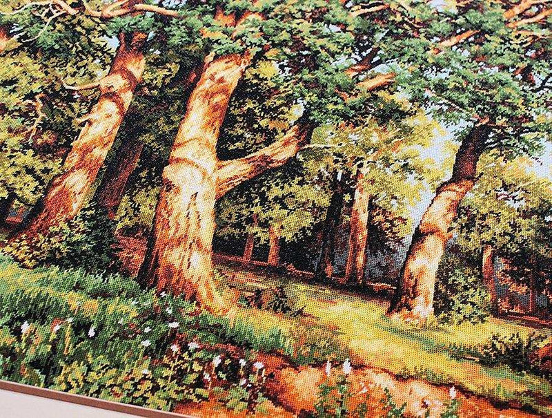 Cross Stitch Kit Luca-S - The forest, reproduction of I.I. Shishkin, B476 - Luca-S