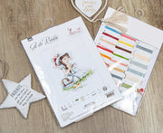 Cross Stitch Kit Luca-S - The girl making cross stitch, B1059 - Luca-S