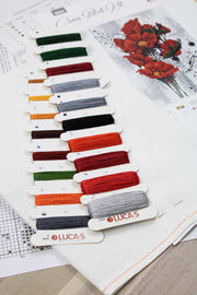 Cross Stitch Kit Luca-S - The Poppies, B7014 Cross Stitch Kits - HobbyJobby