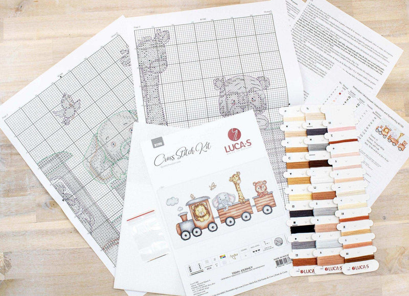 Cross Stitch Kit Luca-S - Train Journey - HobbyJobby