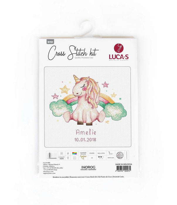 Cross Stitch Kit Luca-S - Unicorn, B1151 - Luca-S
