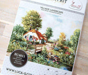 Cross Stitch Kit Luca-S - Village landscape, BU4011 - HobbyJobby