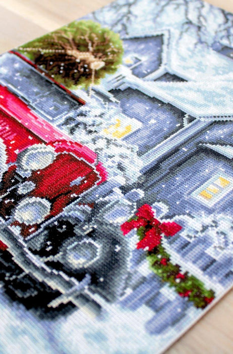 Cross Stitch Kit Luca-S - Winter Holidays, BU4010 - HobbyJobby