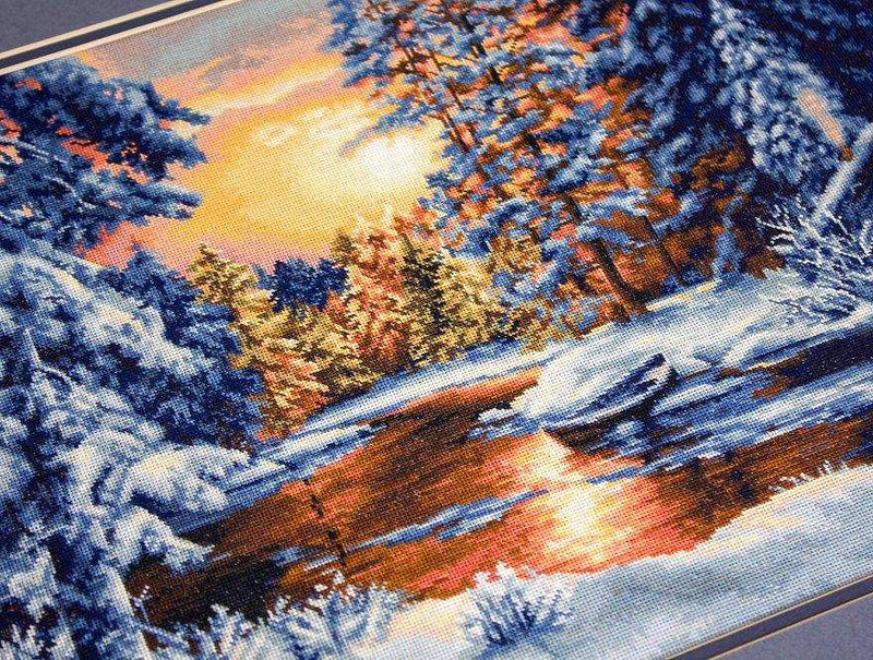 Cross Stitch Kit Luca-S - Winter Landscape, B477 - Luca-S